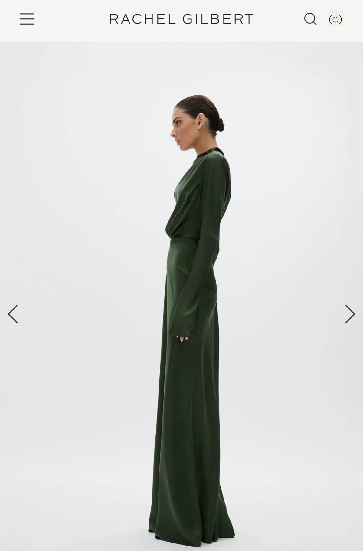 Rachel Gilbert Lucielle Gown Size 8 - Image 3