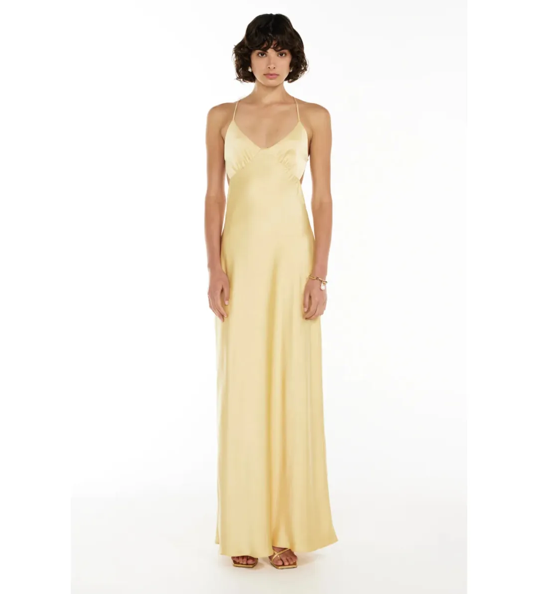 Manning Cartell Saturation Point Slip Dress Custard Size 6 for rent on The Volte - main image