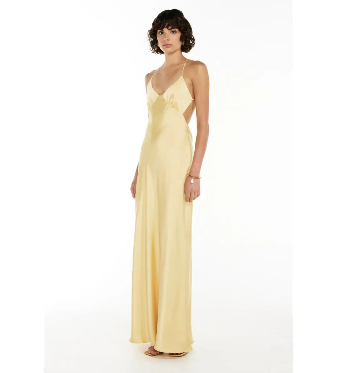 Manning Cartell Saturation Point Slip Dress Custard Size 8 for rent on The Volte - main image