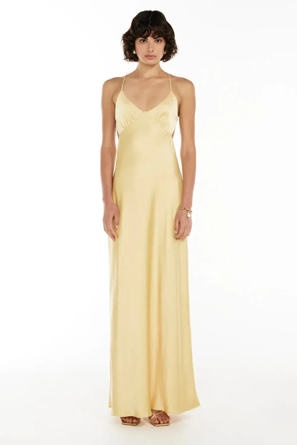 Manning Cartell Saturation Point Slip Dress Custard Size 10  - Image 1