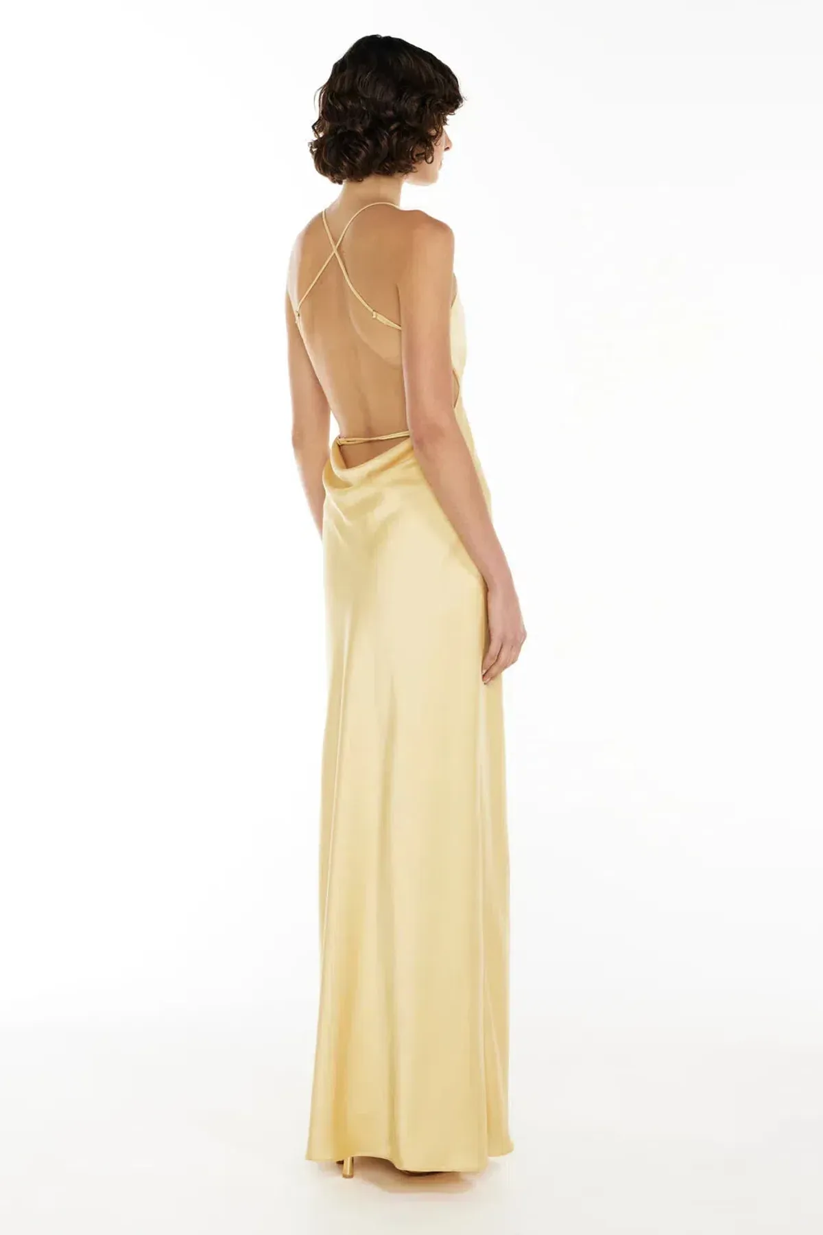 Manning Cartell Saturation Point Slip Dress Custard Size 10  - Image 3