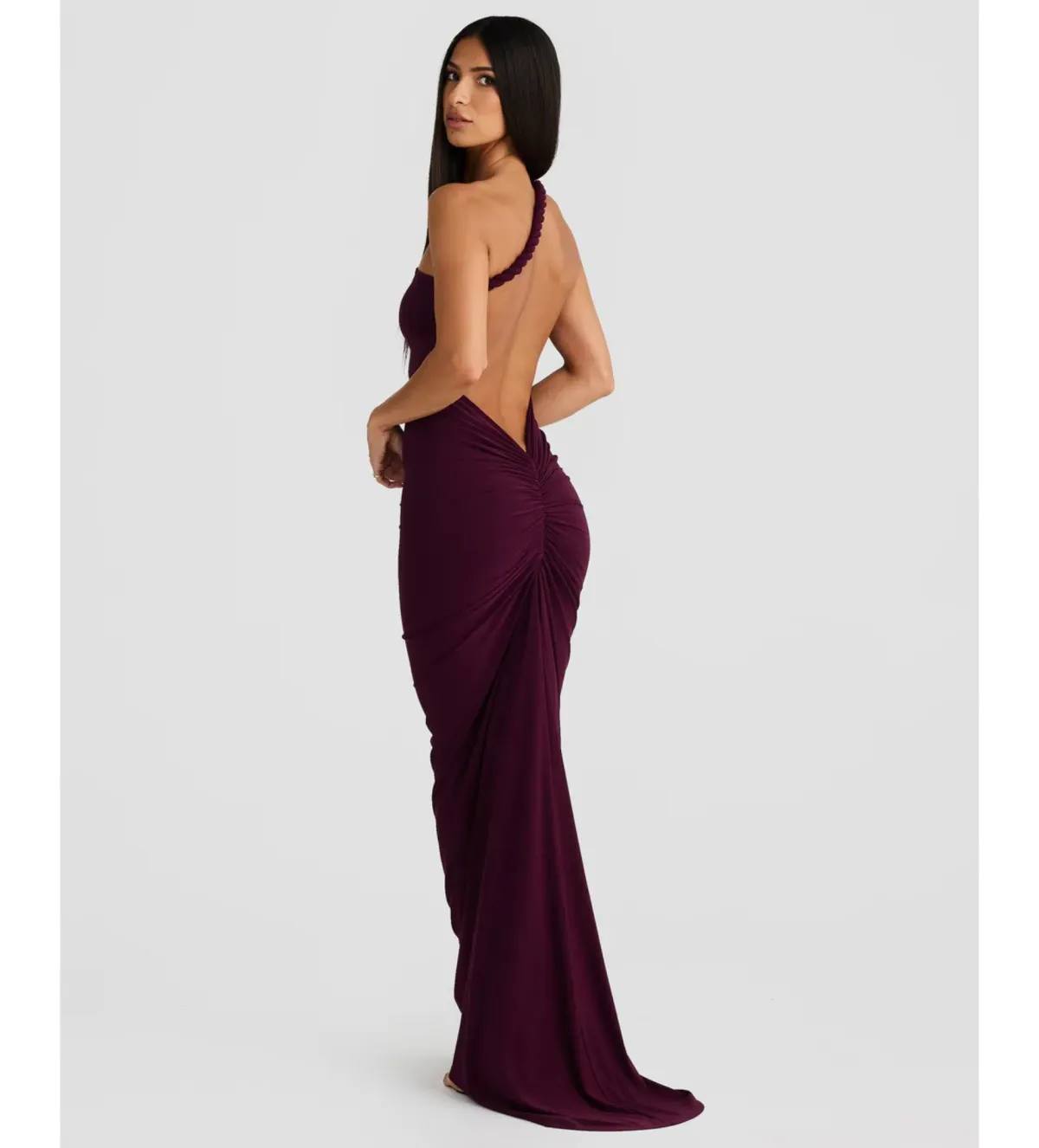 Melani The Label Maia Gown Mulberry Size M AU 10 - Image 8