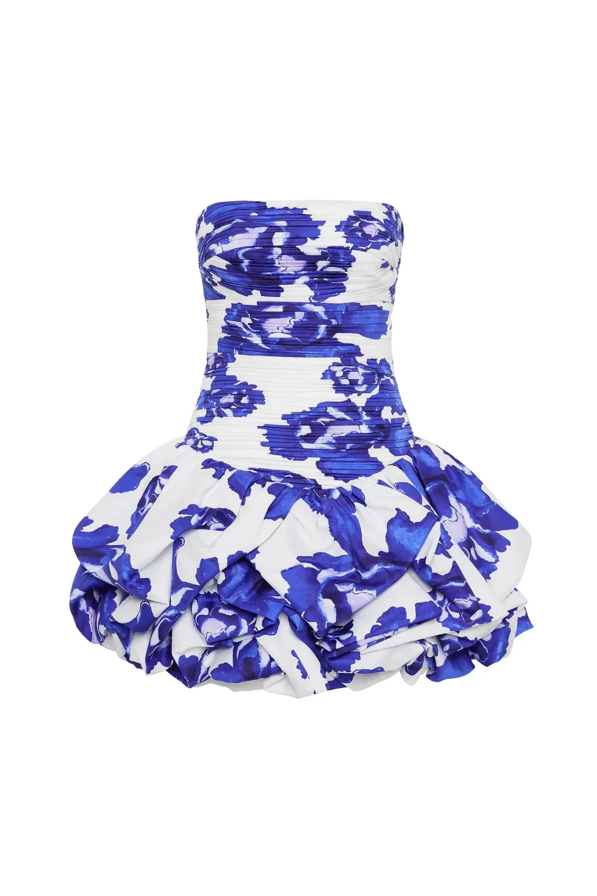 Aje Violette Bubble Hem Mini Dress in Blue Size AU 6 - Image 3