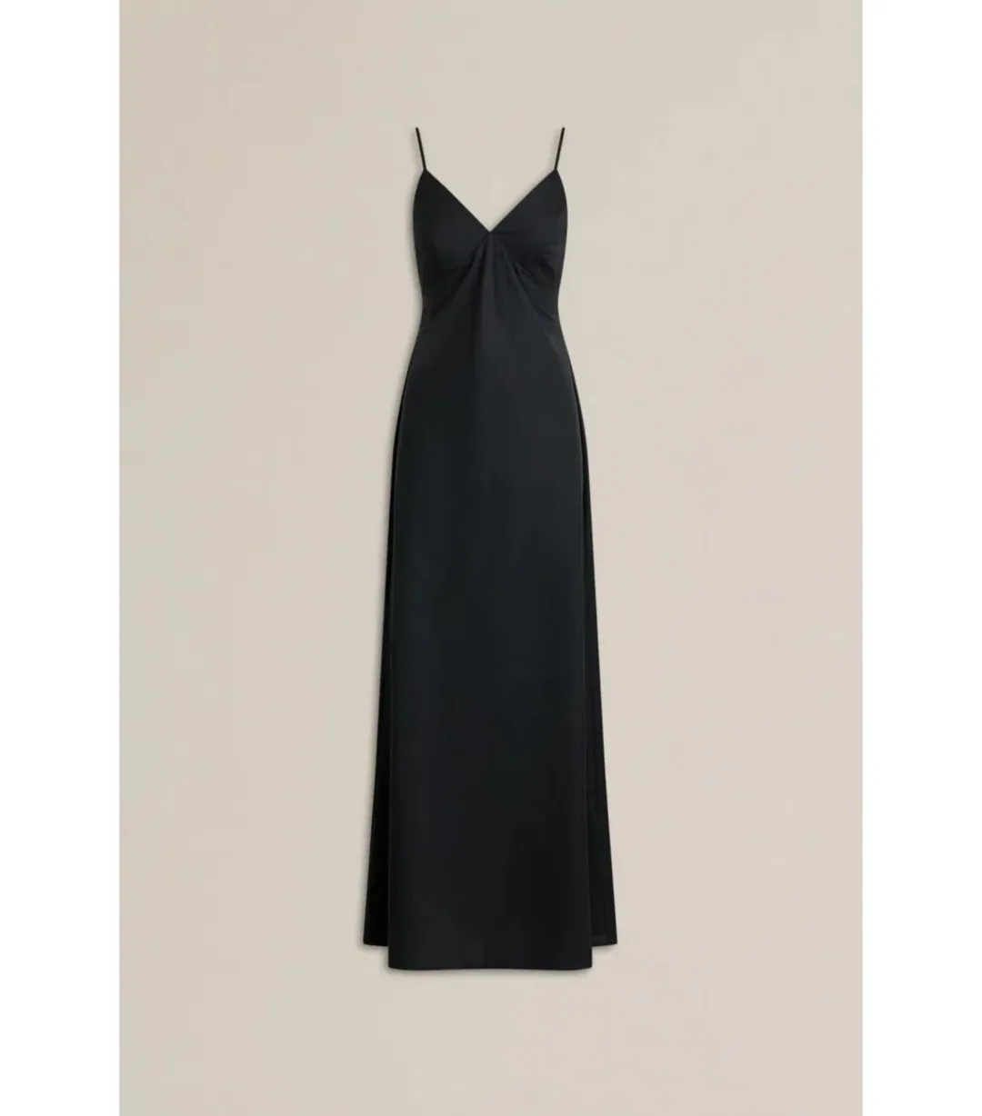 Scanlan Theodore Parachute Cotton Strappy Maxi Dress Black Size AU 6 for rent on The Volte - main image