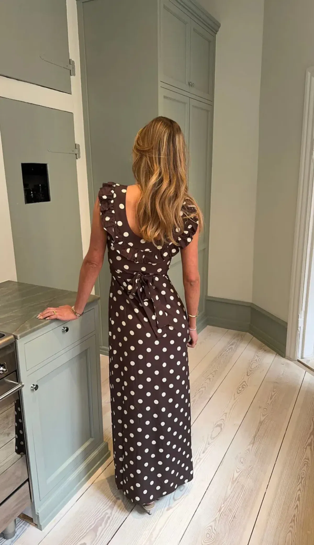 The Designer Club Design by Si Luna Dress Brown Print Size XS AU 6 - Image 2