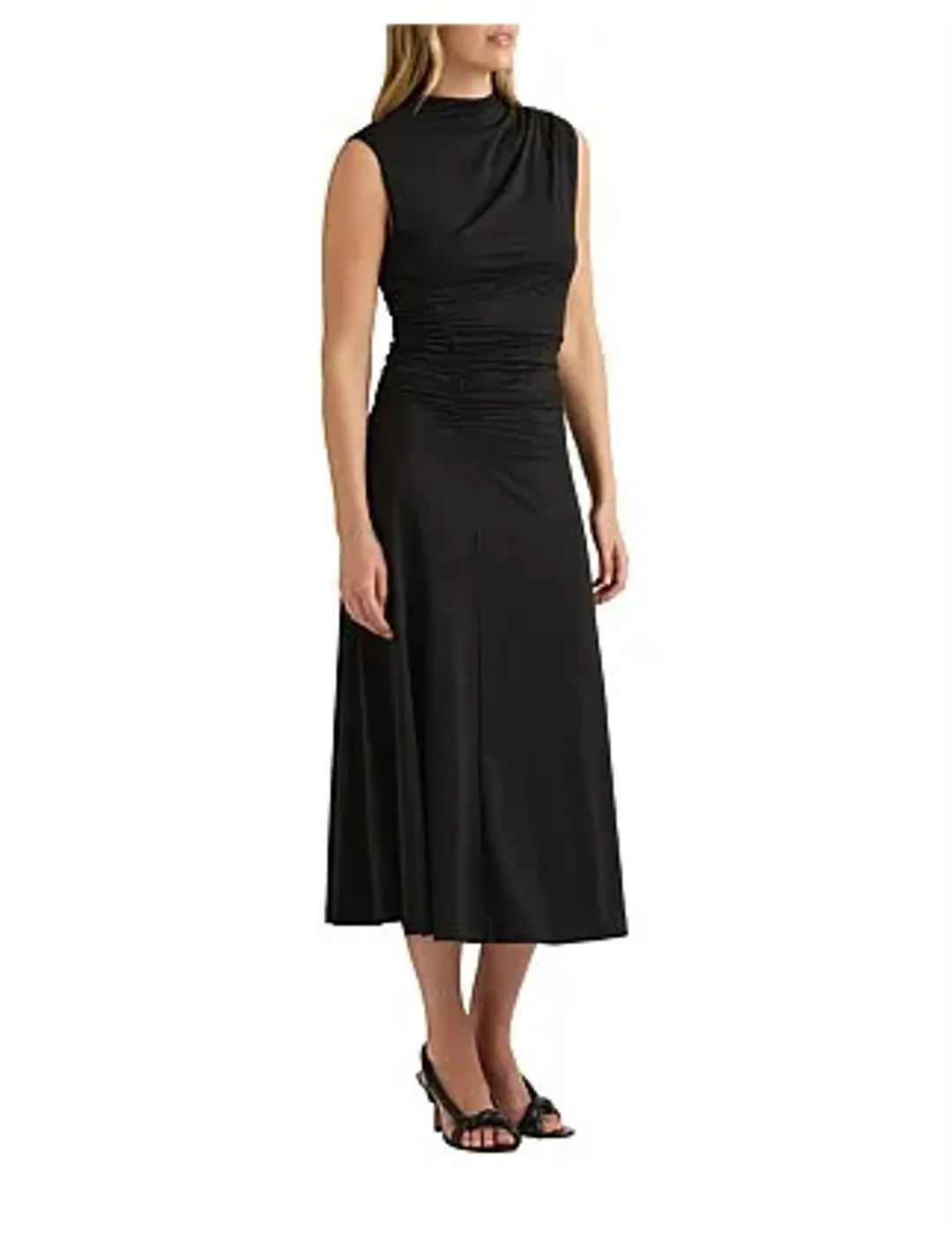 David Lawrence Copelyn Sparkle Jersey Dress Black Size 8/XS for rent on The Volte - main image