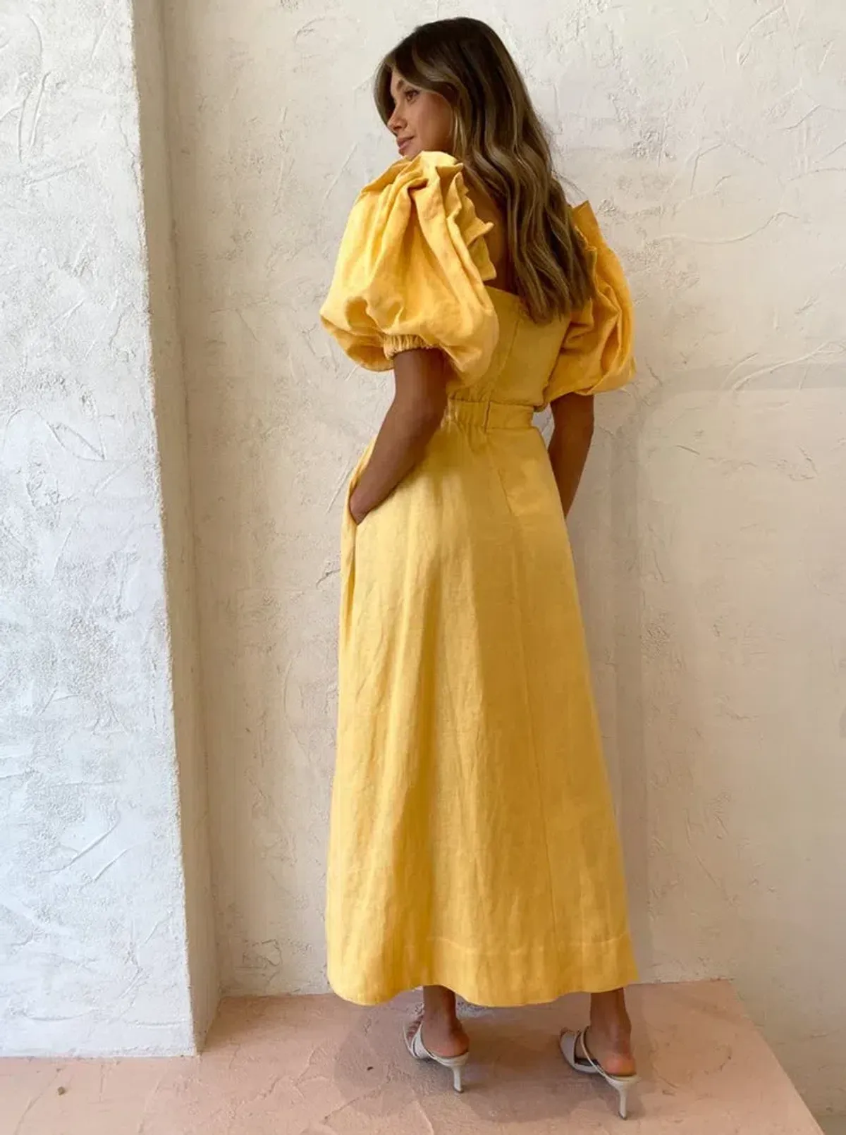 Sovere Noble Maxi Dress Buttercup Size AU 10 - Image 5