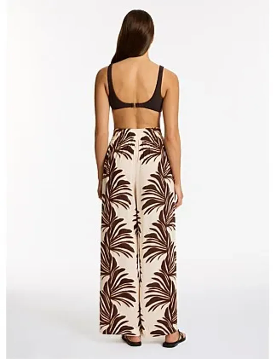 Jets Dahlia Palm Wide Leg Pants Size 14/L for rent on The Volte - main image