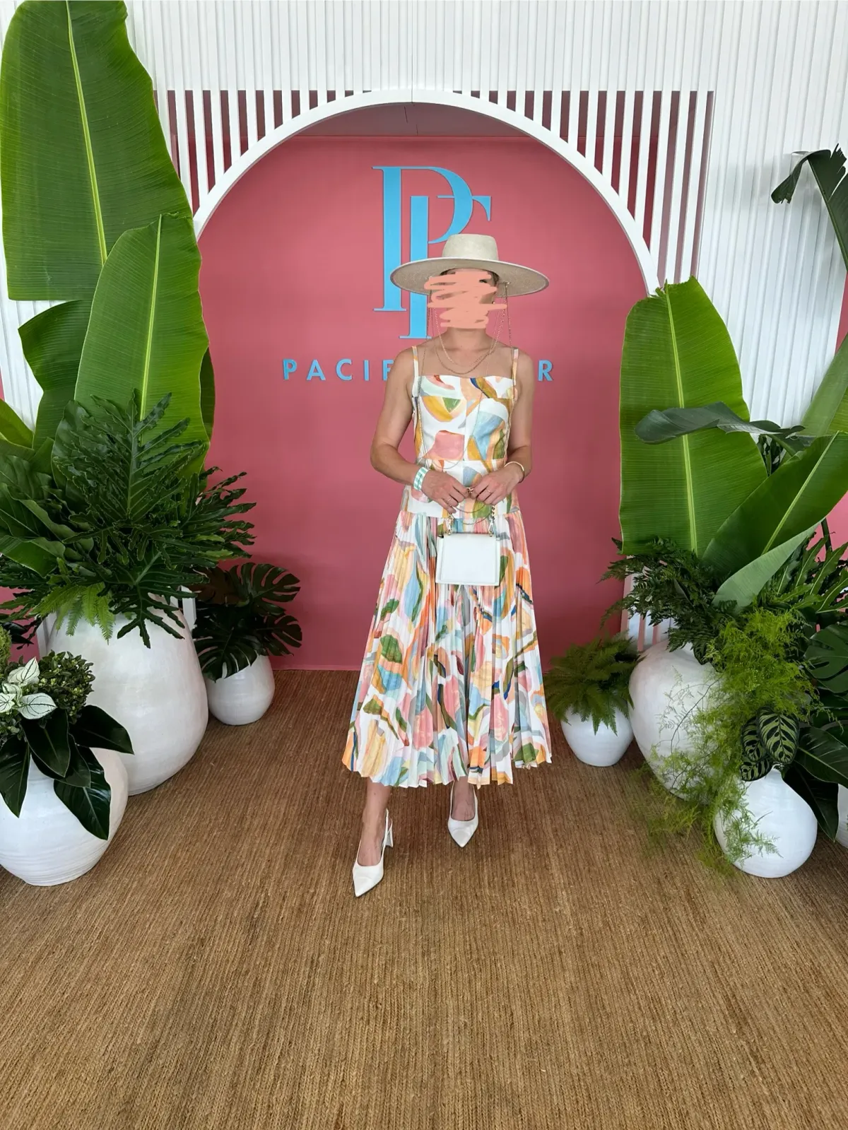 Acler Leasgill Midi Dress in Cubist Canyon Size AU 10 - Image 2