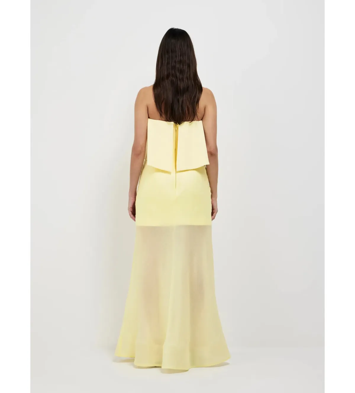 Sheike Gemini Maxi Dress Yellow Size AU 10 - Image 3