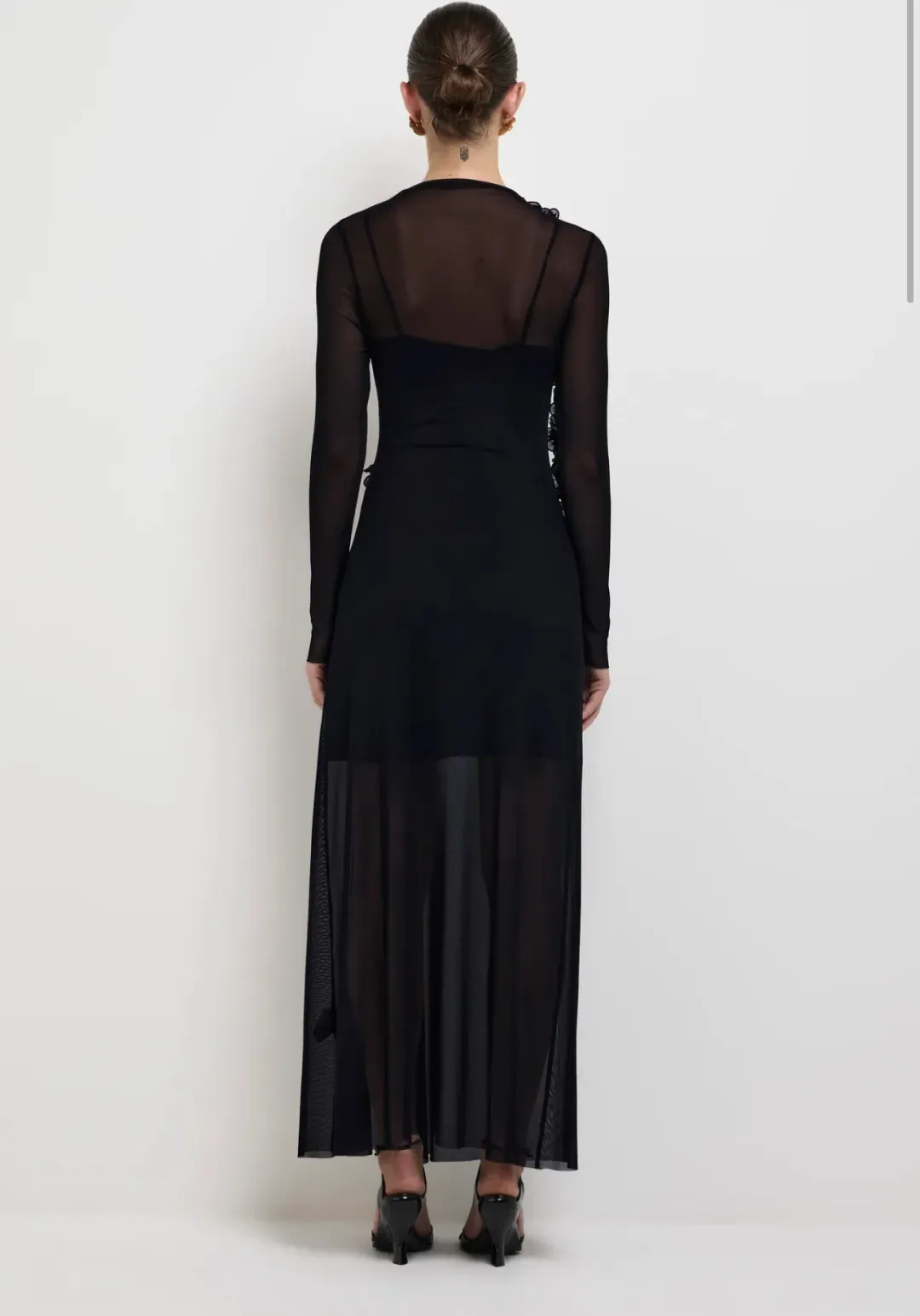 Sheike Odesse Dress in Black Size AU12 for rent on The Volte - main image