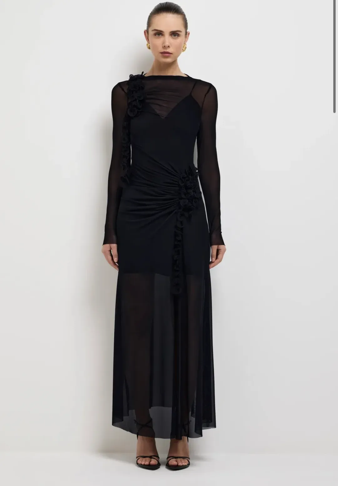 Sheike Odesse Dress in Black Size AU12 for rent on The Volte - main image