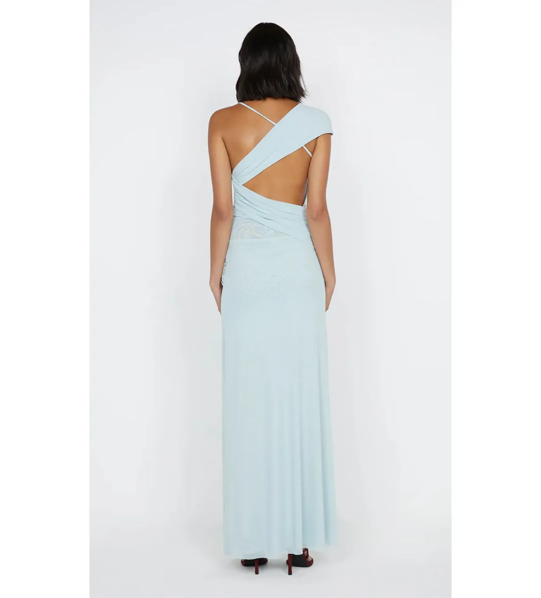 Bec & Bridge Alara Asym Maxi Dress Ocean Mist Size 8 for rent on The Volte - main image