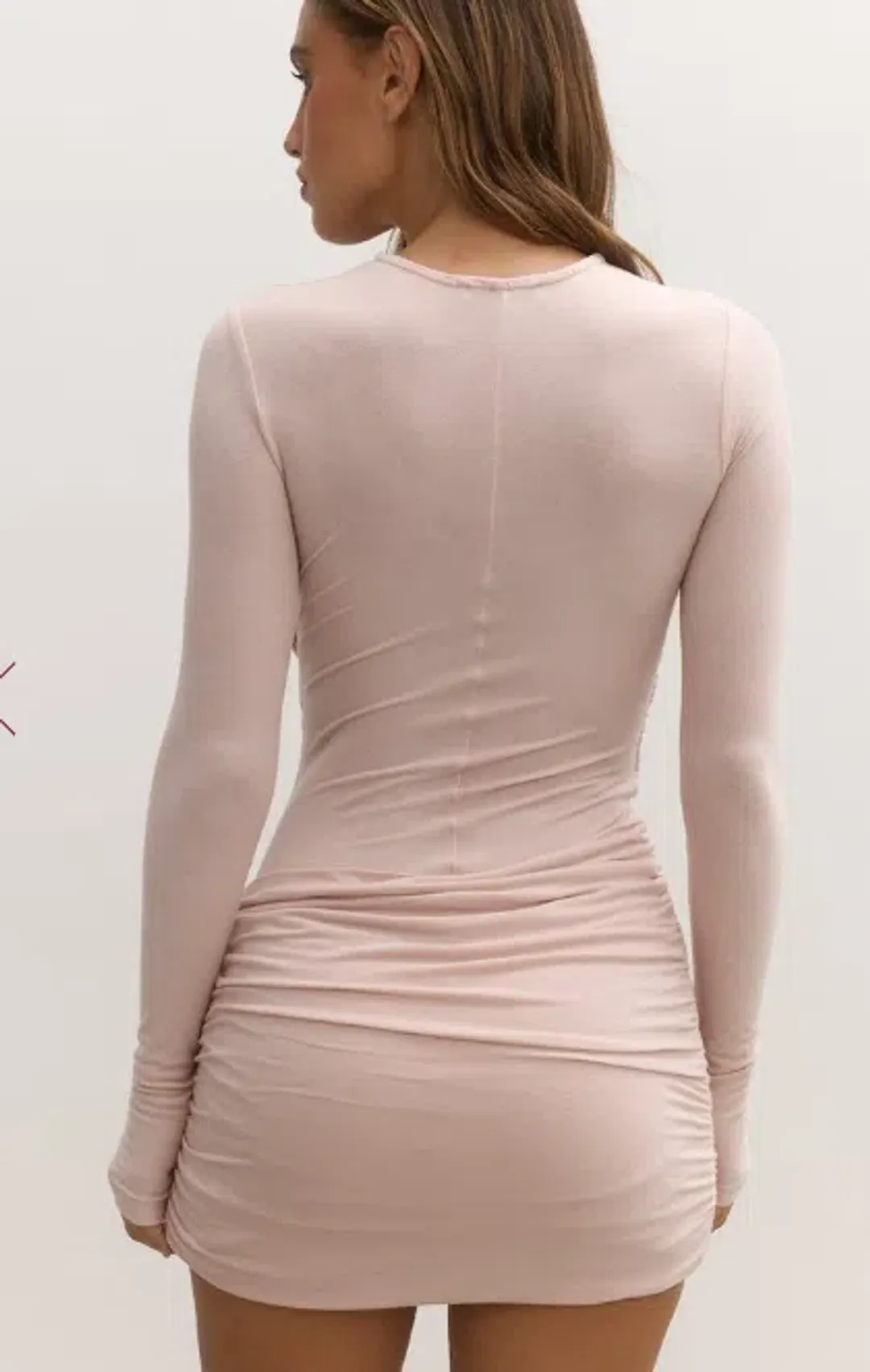 Bayse Kanani Ballet Mini Dress Pink Size 6 for rent on The Volte - main image