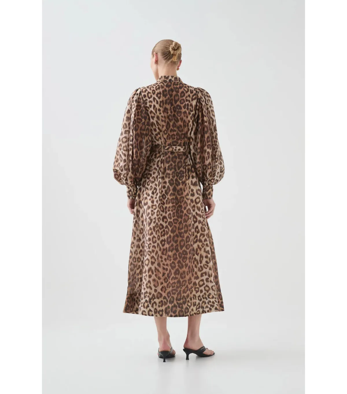 Aje Isabella Shirtdress Leopard Print Size AU 12 - Image 4