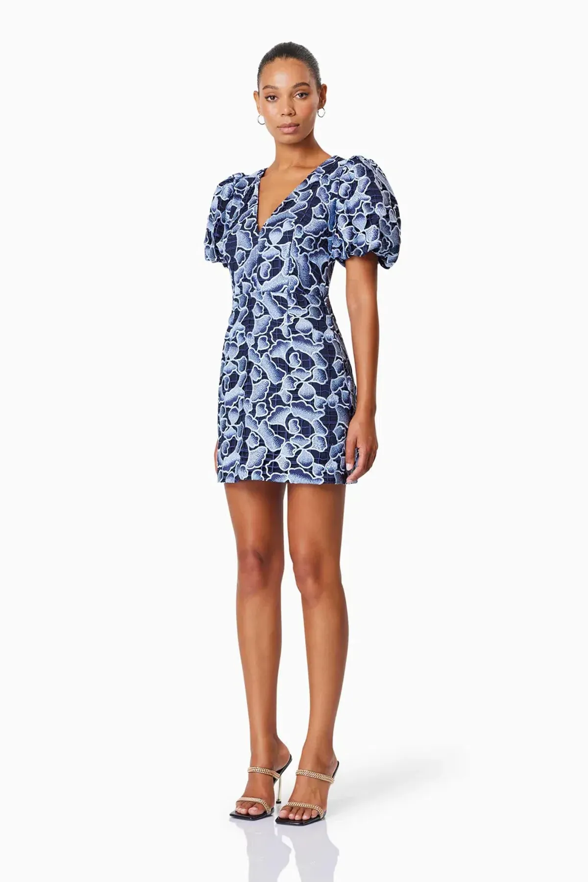 Elliatt Mila Mini Dress In Blue Size 6 - Image 3