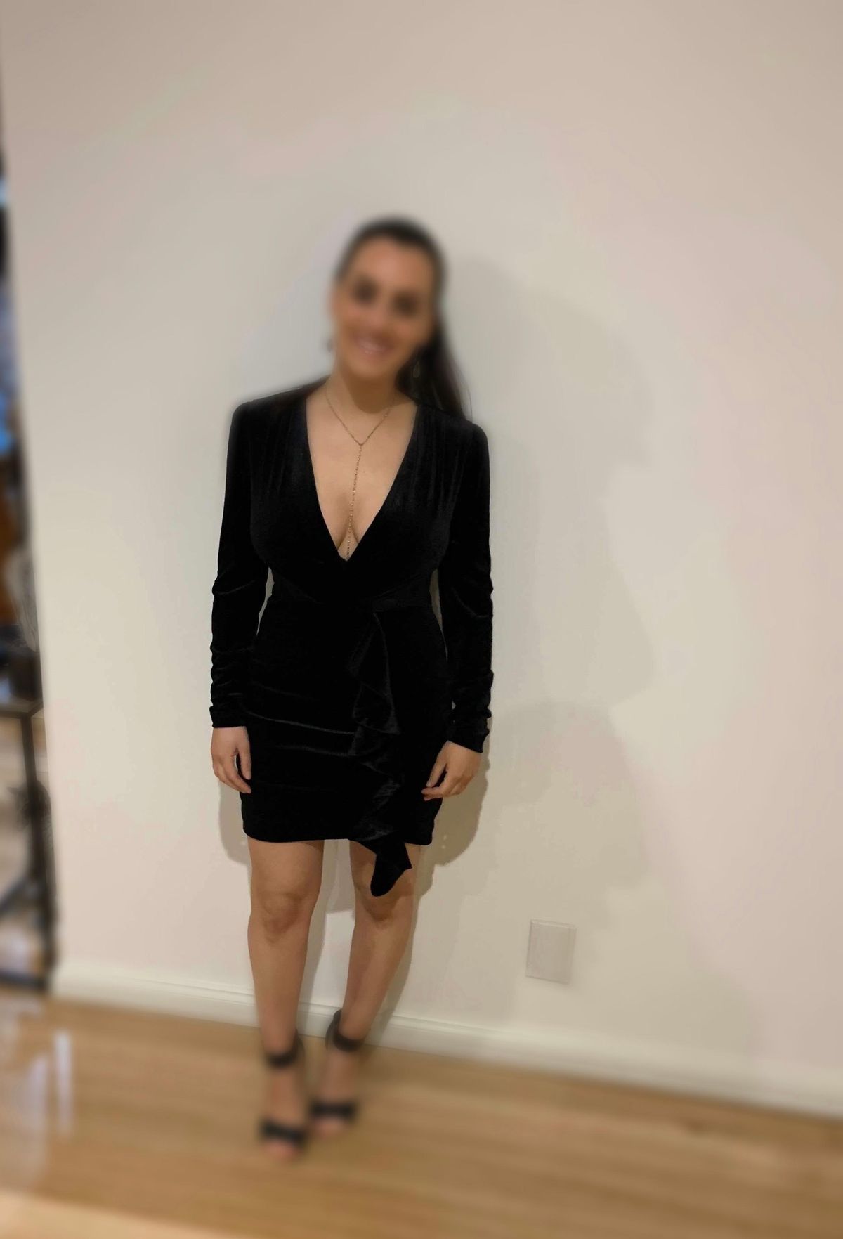 Sheike Phantom Dress Black Size 8 - Image 6