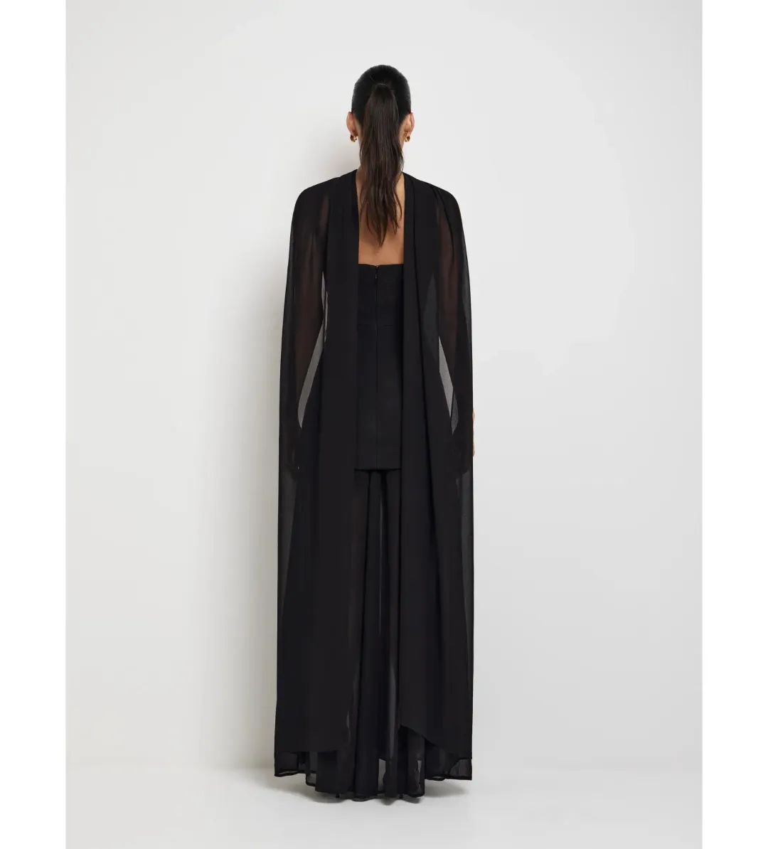 Sheike Marissa Maxi Dress Black Size AU 8 for rent on The Volte - main image