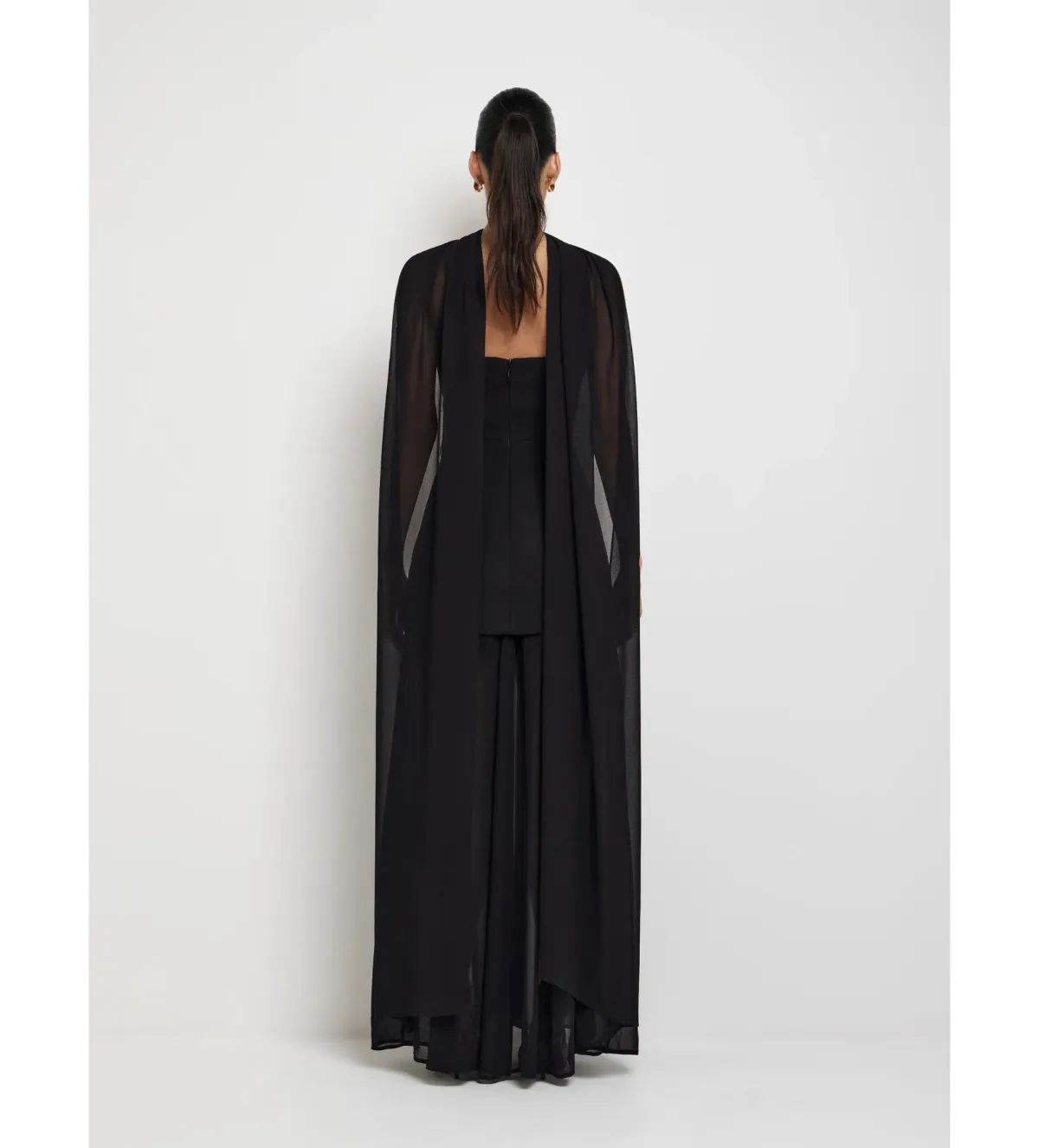 Sheike Marissa Maxi Dress Black Size AU 8 - Image 3