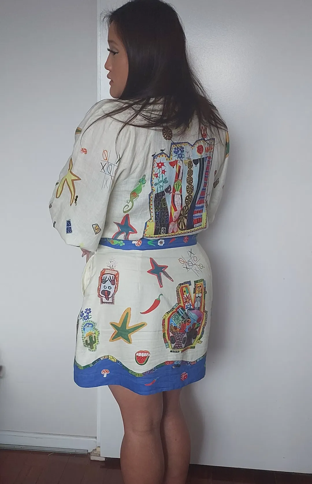 Alemais Players Mini Dress In Multicolor Size AU 16 for rent on The Volte - main image