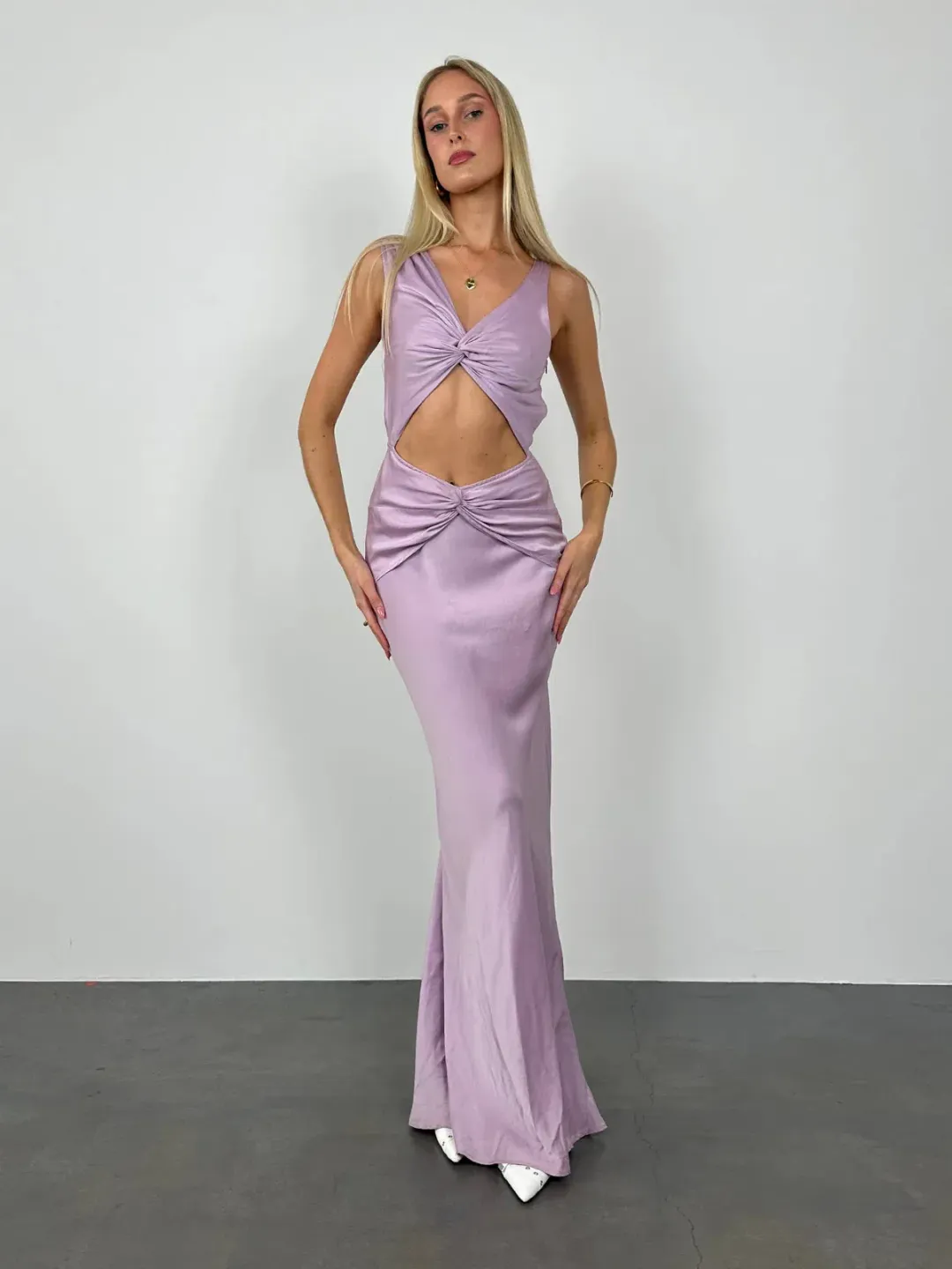 Natalie Rolt Purple Tamika Gown in Lilac Size 0 for rent on The Volte - main image