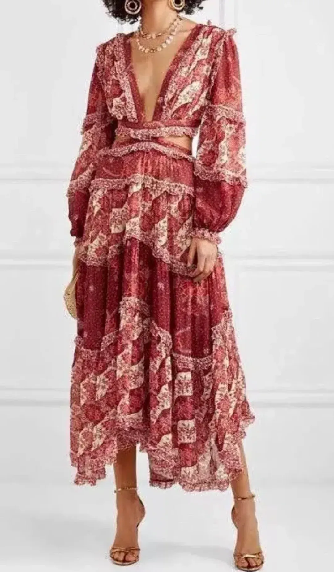Zimmermann Eyes On Summer Maxi Dress Size AU 12 for rent on The Volte - main image
