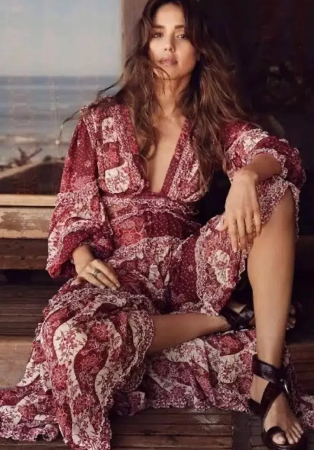 Zimmermann Eyes On Summer Maxi Dress Size AU 12 for rent on The Volte - main image