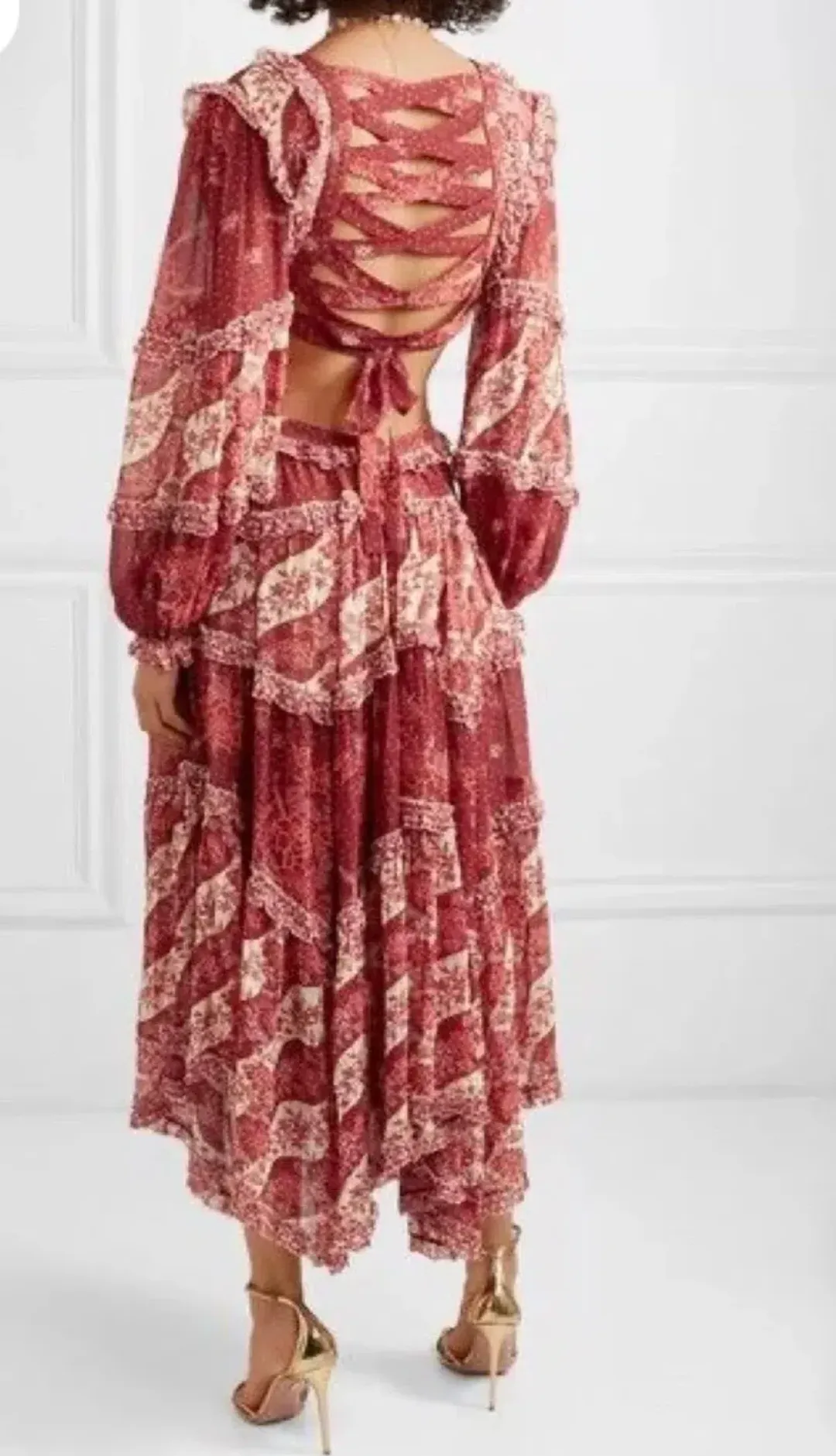 Zimmermann Eyes On Summer Maxi Dress Size AU 12 for rent on The Volte - main image
