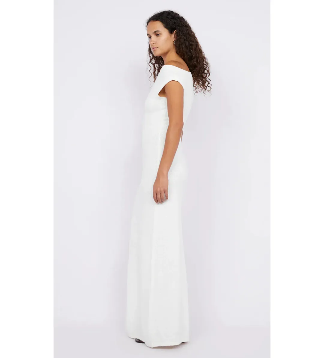 Bec + Bridge Martha Asym Maxi Dress in White Size 8 for rent on The Volte - main image
