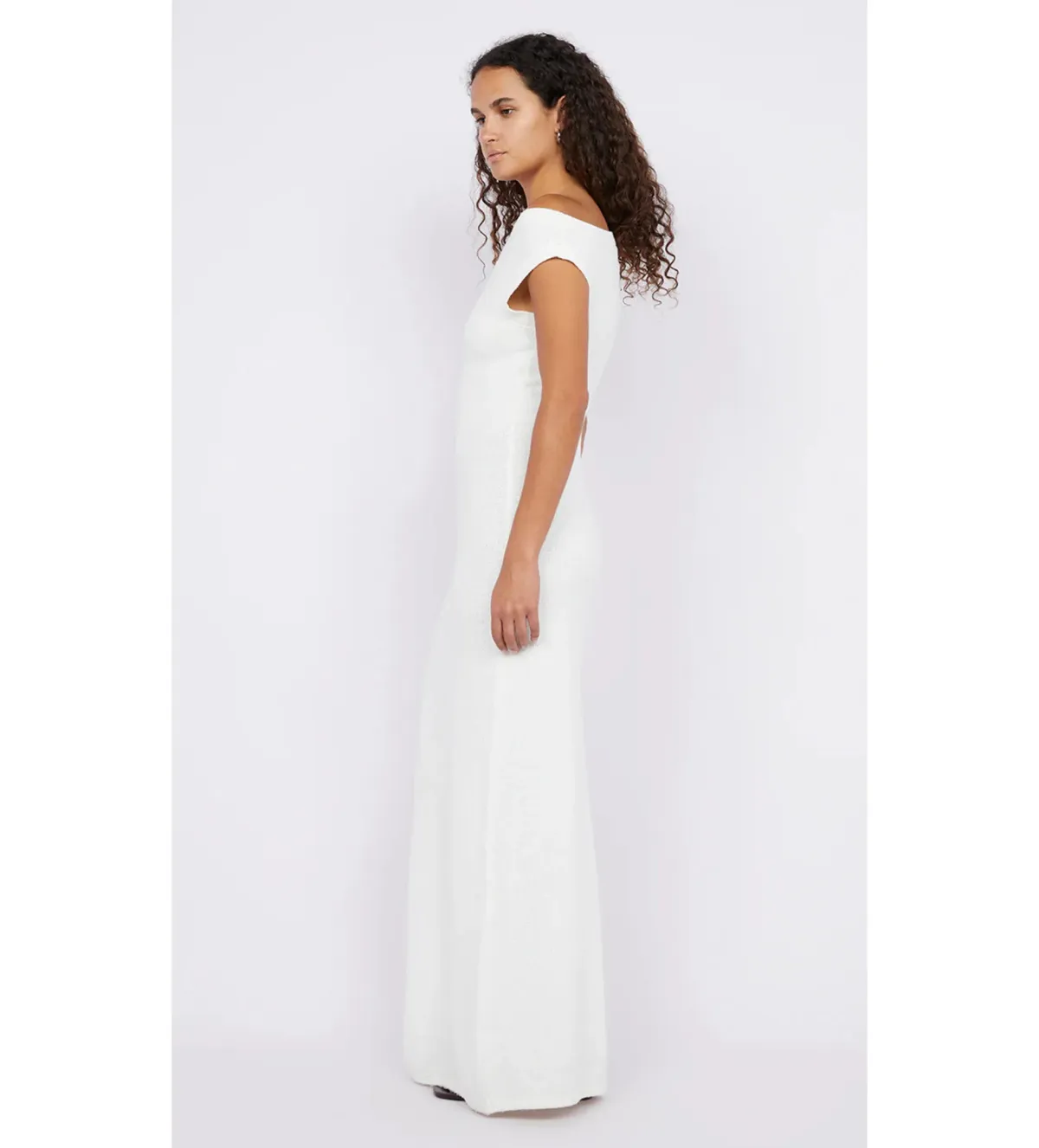 Bec + Bridge Martha Asym Maxi Dress in White Size 8 - Image 2