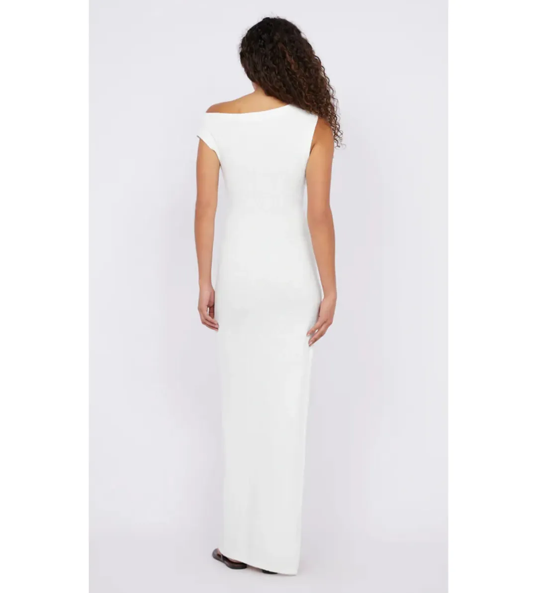 Bec + Bridge Martha Asym Maxi Dress in White Size 8 for rent on The Volte - main image