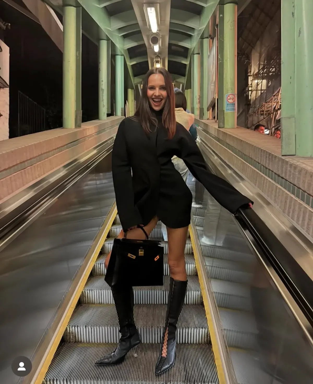 Lillian Khallouf Laff Dress in Black Size 8 - Image 2