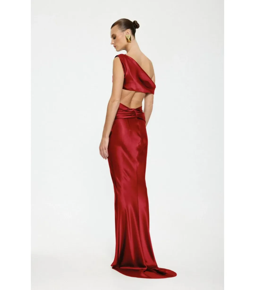Effie Kats Perez Top and Maxi Skirt Set Runway Red Size AU 10 for rent on The Volte - main image