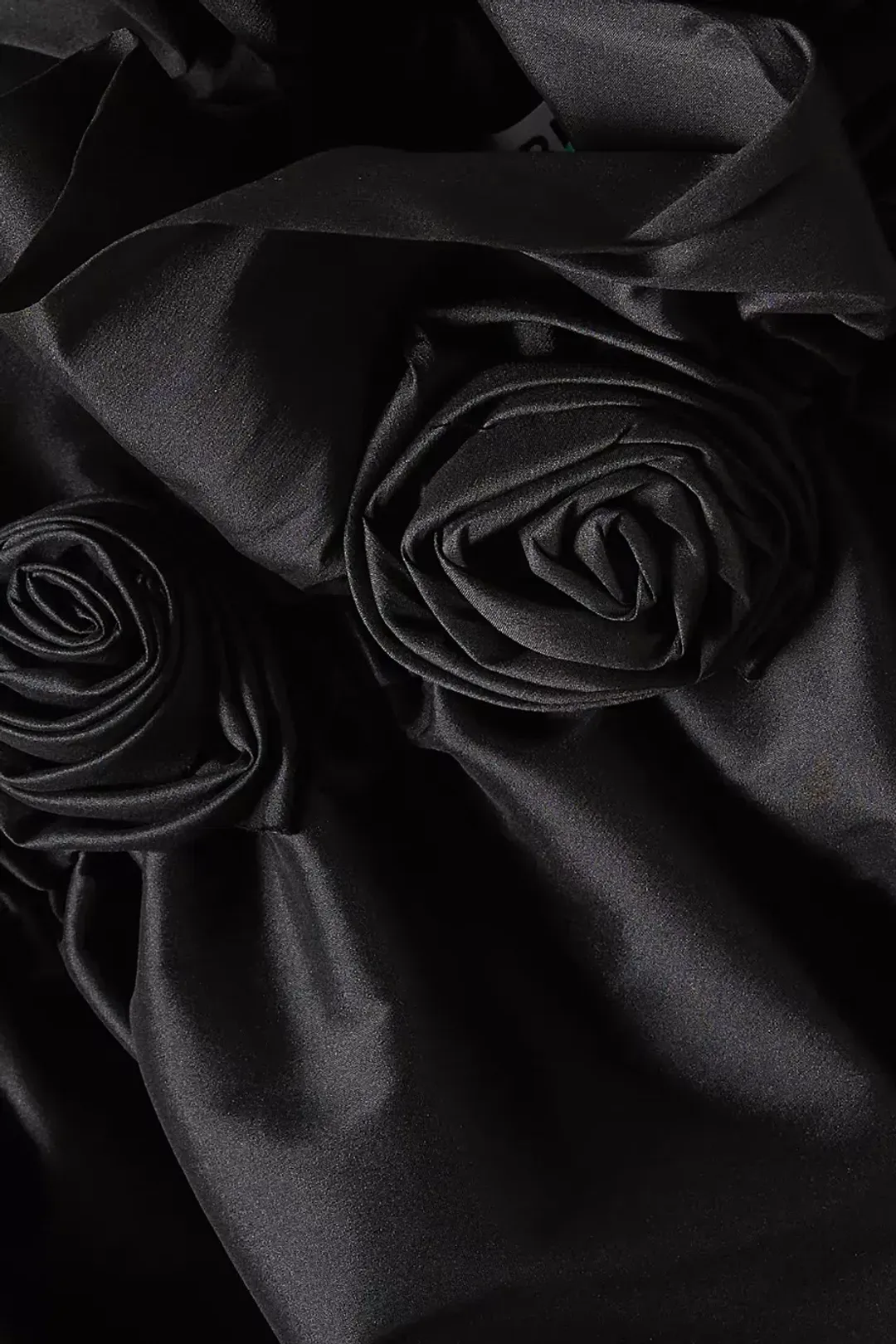 Bernadette Tilly Strapless Appliquéd Taffeta Mini Dress in Black Size 10 for rent on The Volte - main image