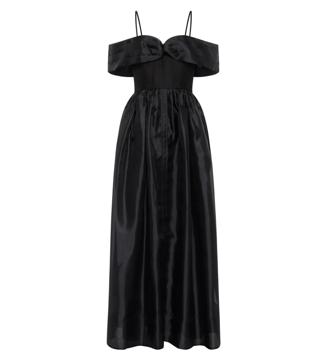 Aje Cordelia Corset Maxi Dress in Black Size S / AU 8 for rent on The Volte - main image