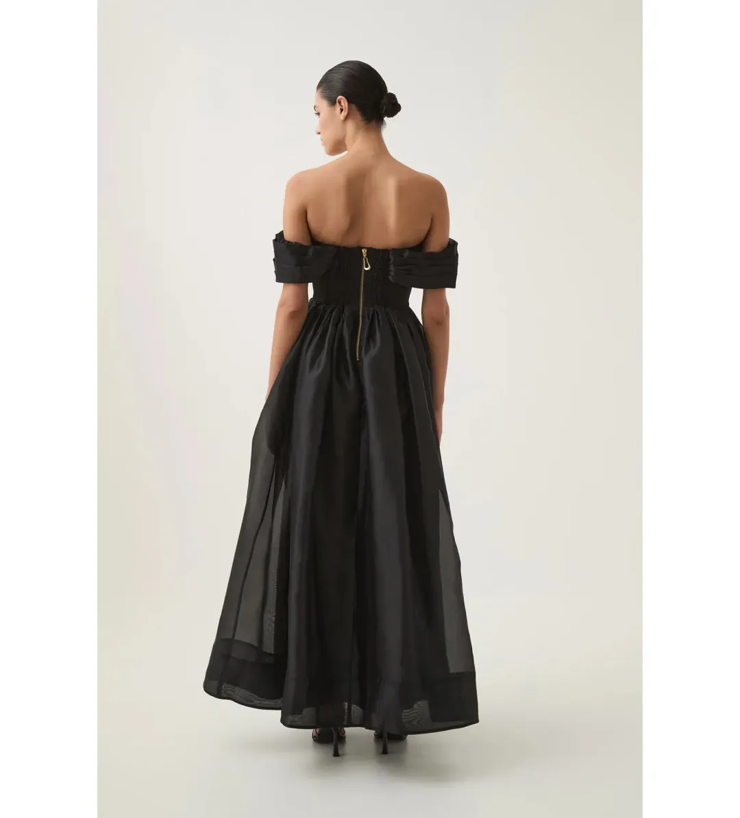 Aje Cordelia Corset Maxi Dress in Black Size S / AU 8 for rent on The Volte - main image