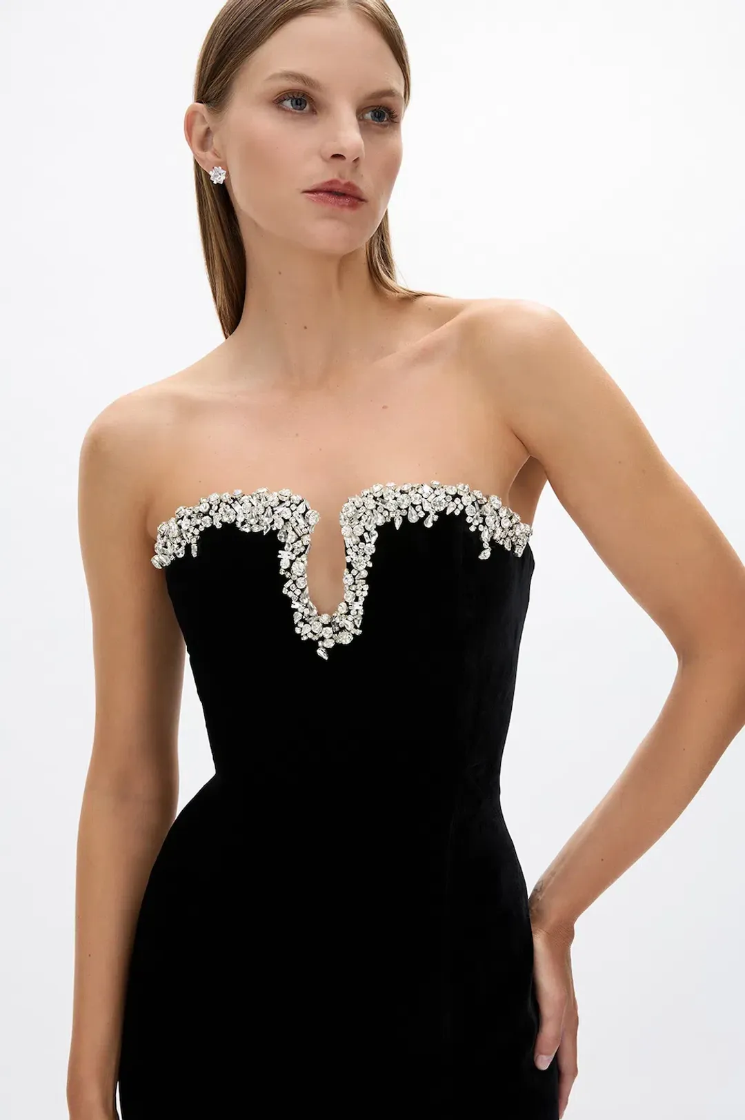 Rachel Gilbert Claudine Gown in Black Size 2 / AU 10 for rent on The Volte - main image