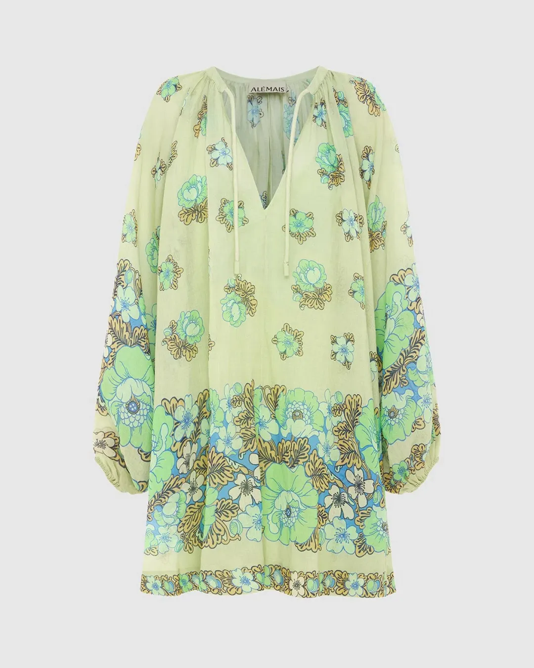 Alemais Velma Mini Dress Seafoam Size AU 14 for rent on The Volte - main image