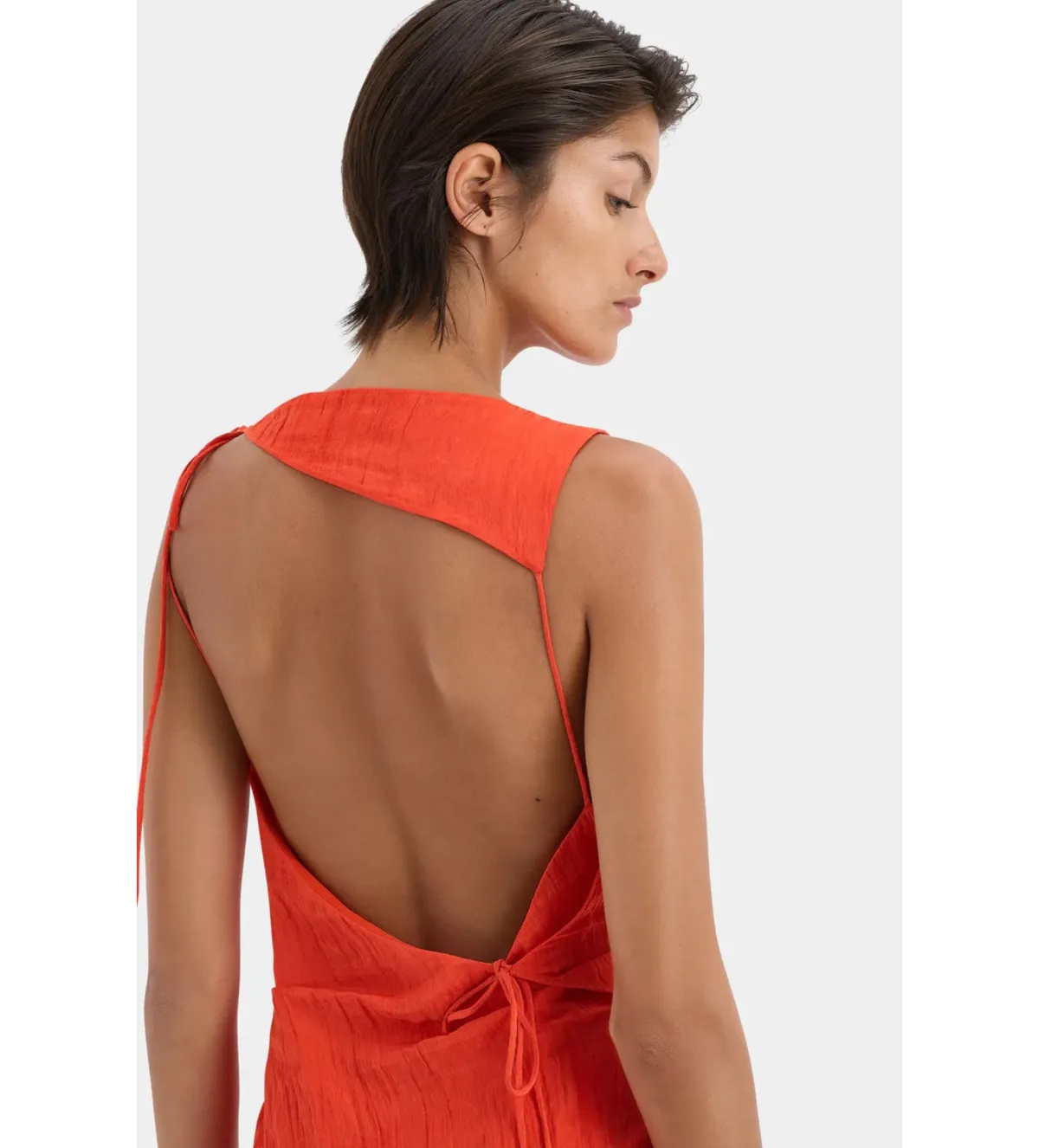 Sir the Label Ligera Mini Dress Tangerine Size 2 AU 10 - Image 4