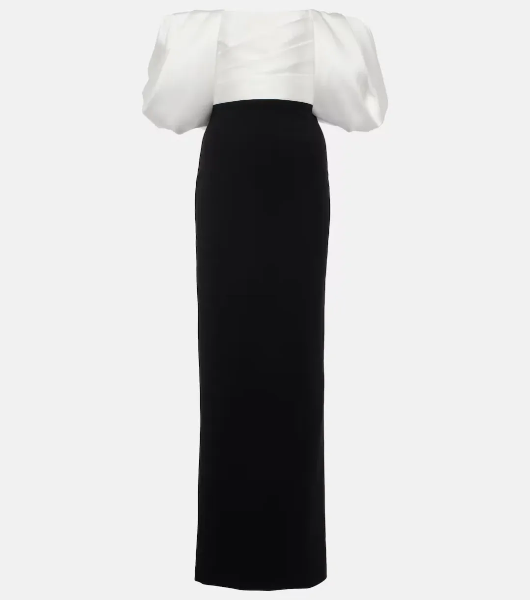 Solace London Sian Maxi Dress Black and White Size 12 for rent on The Volte - main image