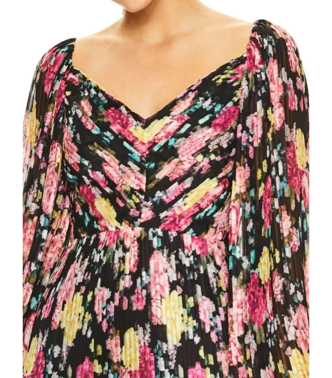 Talulah Midnight Fiesta Mini Dress Floral Size AU 12  for rent on The Volte - main image