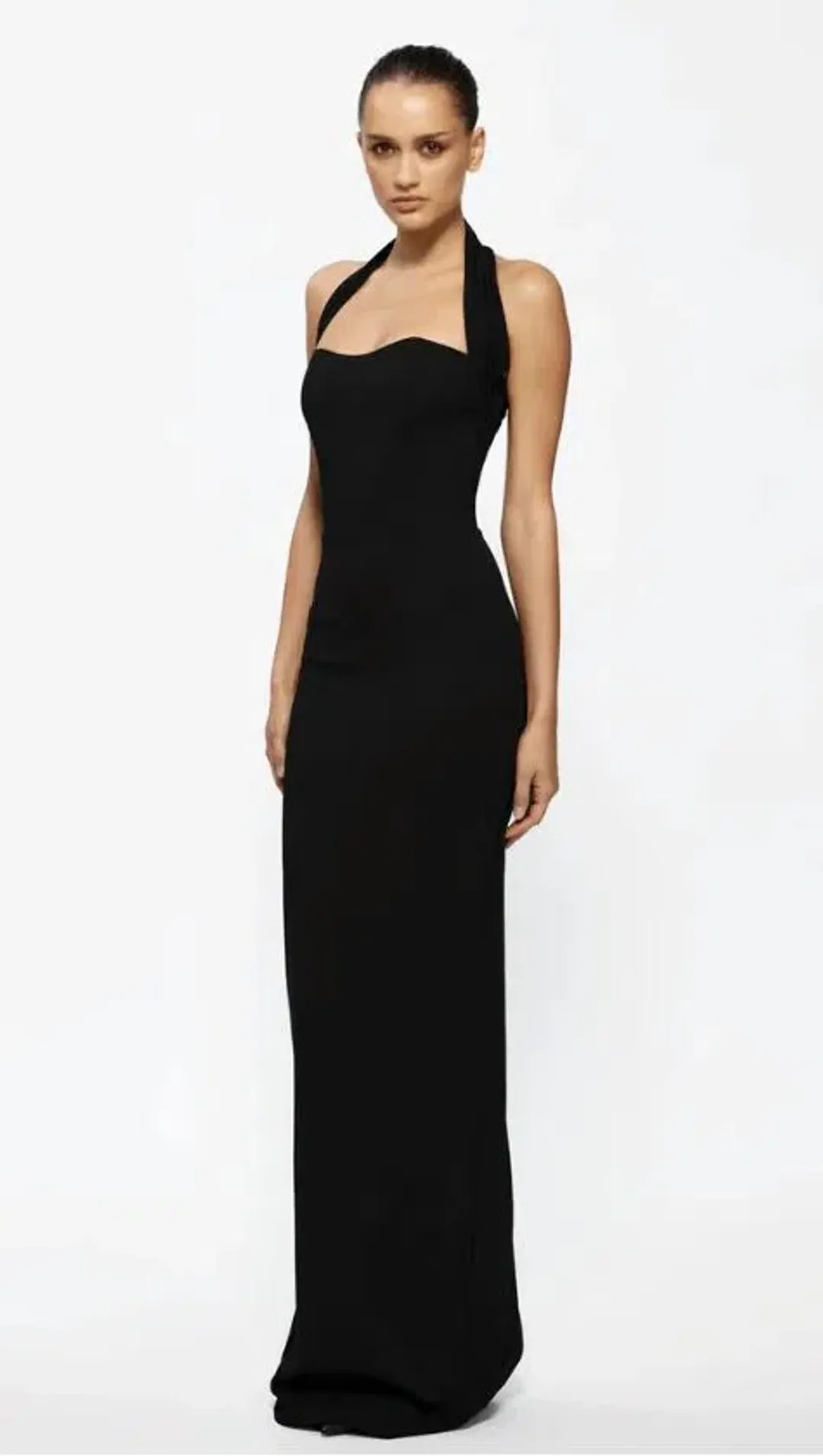 Effie Kats Marian Gown in Black Size 8 for rent on The Volte - main image