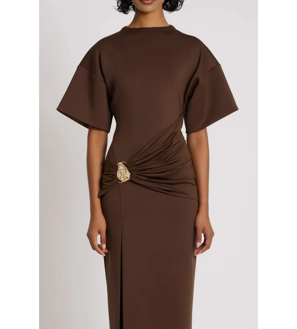 Eliya The Label Aldo Maxi Dress Chocolate Size 12 - Image 3