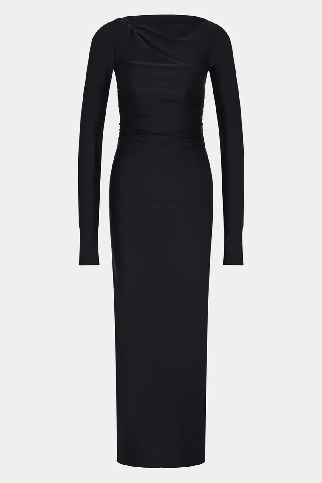 Sir The Label Elm Long Sleeve Midi Dress Black Size 10/M for rent on The Volte - main image