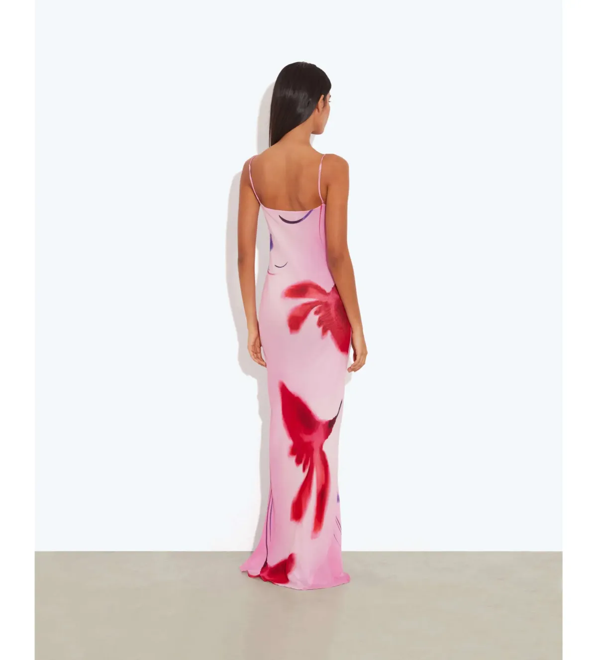 Rat & Boa Alici Pink Floral Maxi Dress Size 10 - Image 3