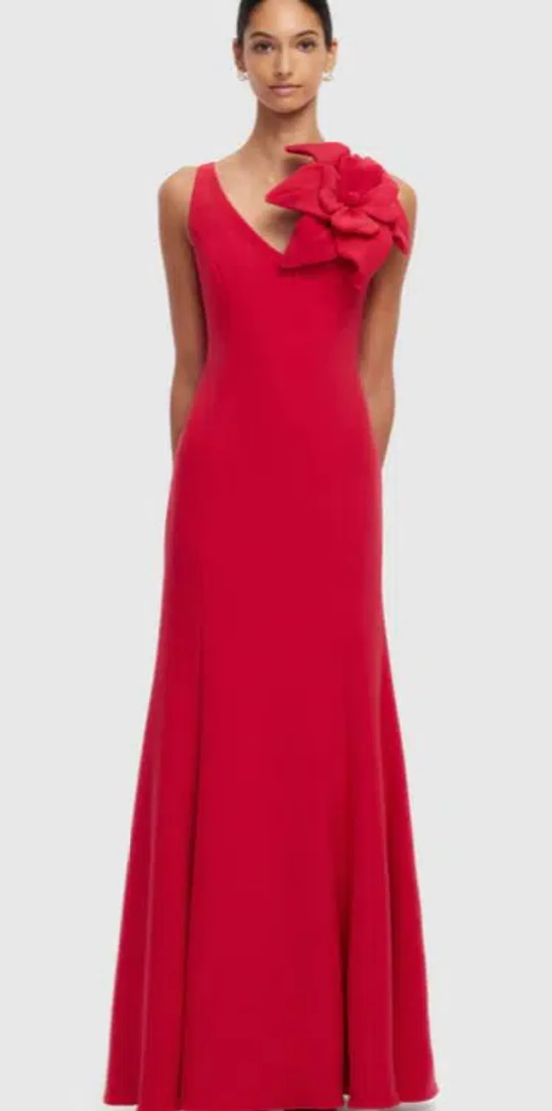 Leo Lin Eugenie Rosa Gown Red Size 8 for rent on The Volte - main image