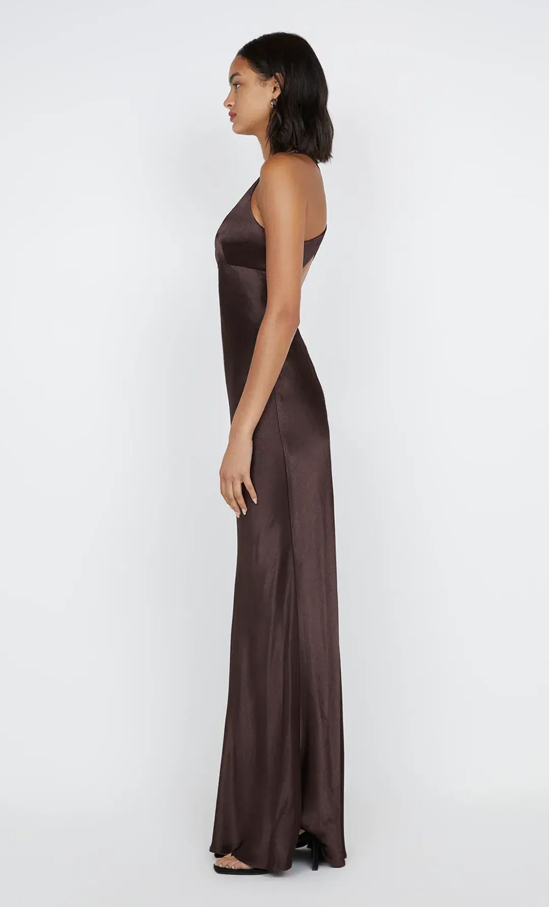 Bec & Bridge Maxina Crossover Maxi Dress Brown Size 12 for rent on The Volte - main image