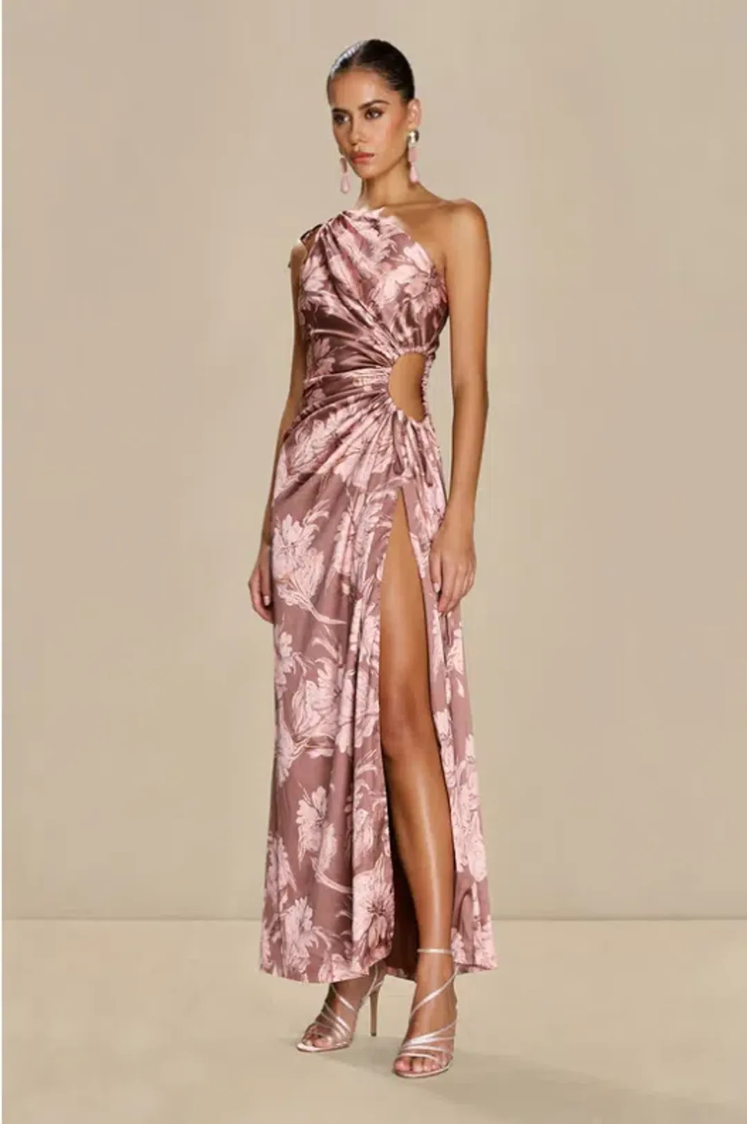 SONYA MODA Desert Rose Floral Maxi Dress SZ L / 12-14 for rent on The Volte - main image