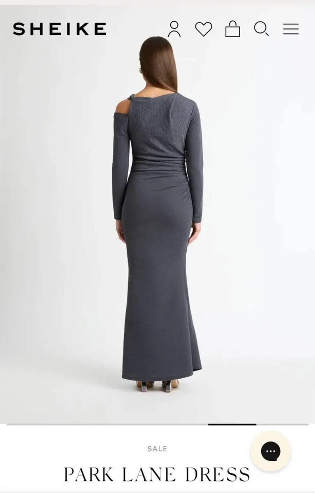 Sheike Park Lane Maxi Dress Black Size 6 for rent on The Volte - main image