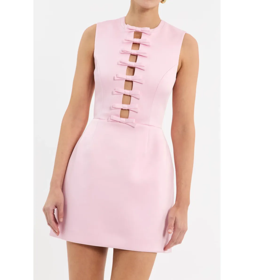 Rebecca Vallance Aymee Mini Dress in Pink Size AU 10 for rent on The Volte - main image